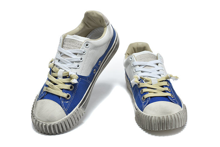 Maison Margiela Replica Low-Top Sneakers in Blue and Grey