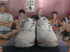 Jordan 12-AM Basketball Sneakers White Blue