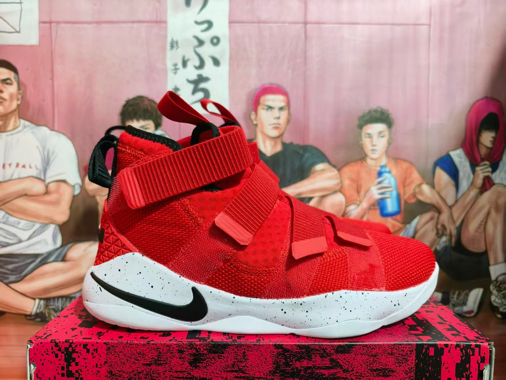 Nike LeBron Soldier 14 Red Black Basketball Shoes