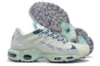Nike Air Max Tn White and Teal Sneakers