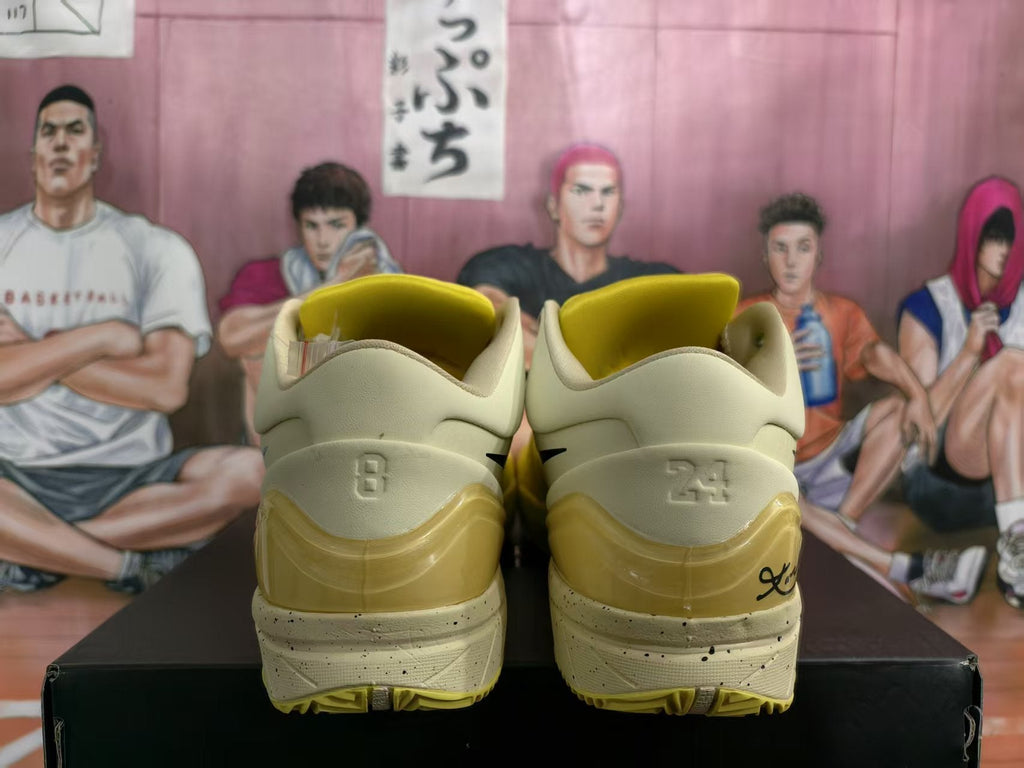 Nike Basketball Shoes Yellow and Black Kobe Style