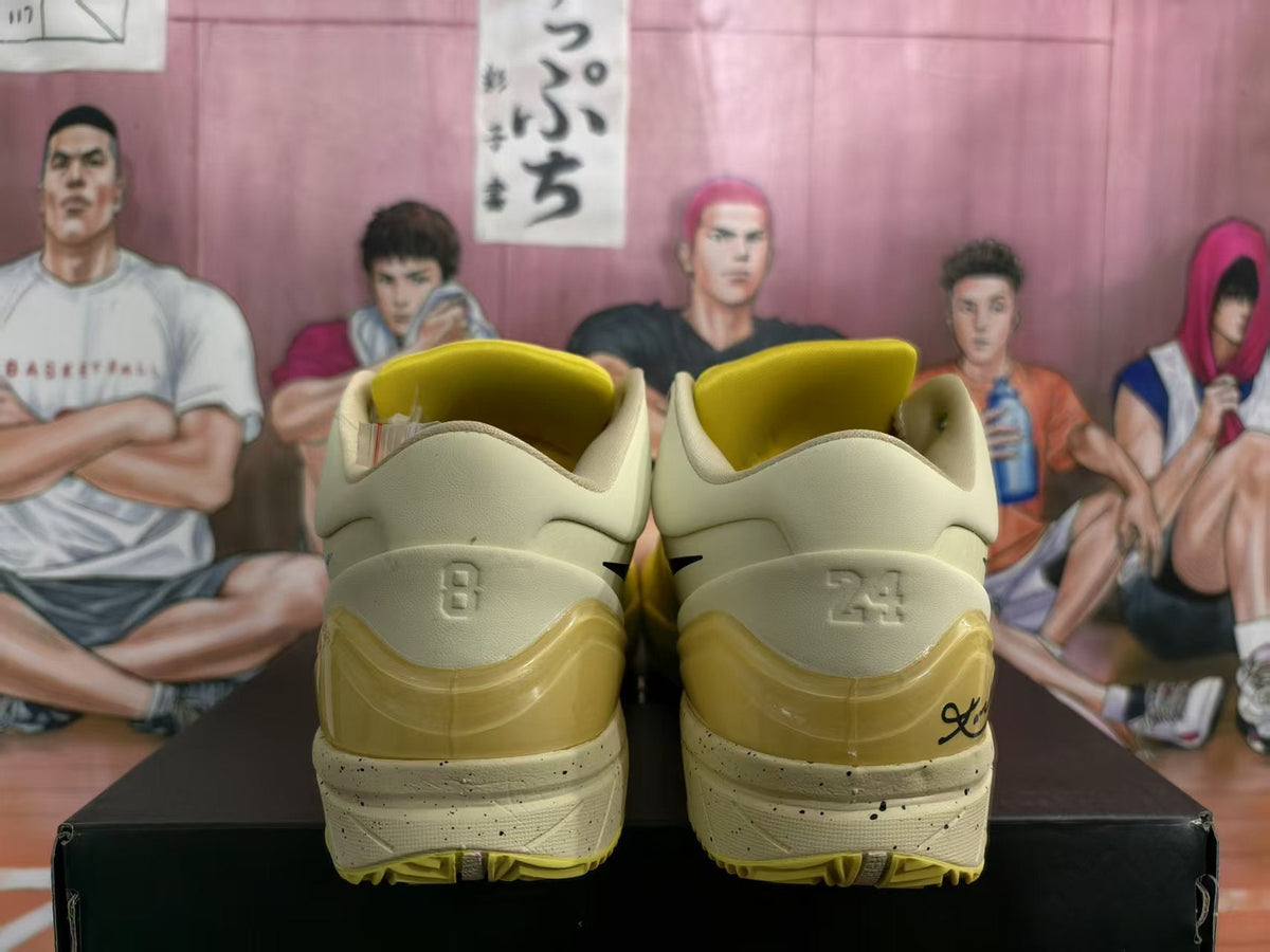 Nike Basketball Shoes Yellow and Black Kobe Style
