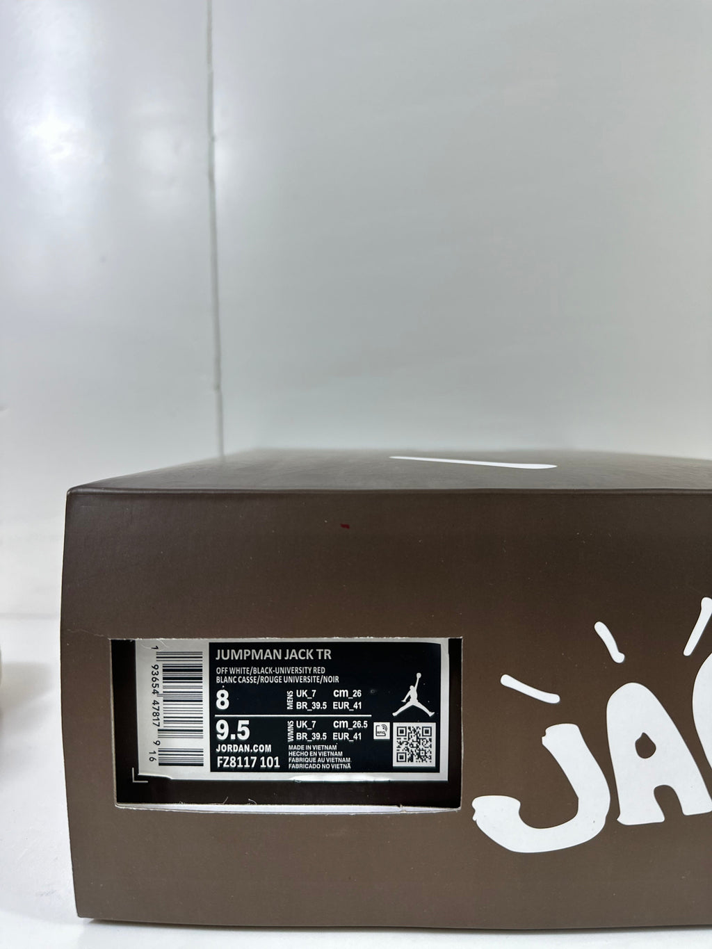 Jordan Jumpman Jack TR Low Sneakers Off-White Black University Red