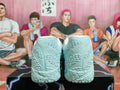 Nike Zoom Basketball Shoes in Ice Blue and White