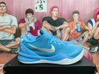 Nike Kobe Basketball Shoes in Blue and White