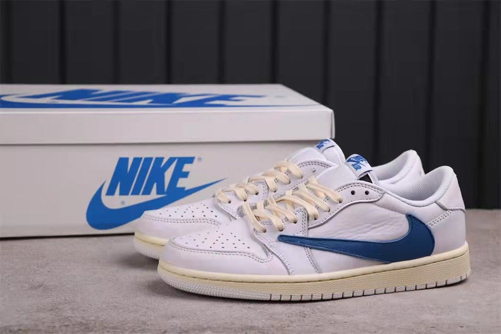 Jordan Air Jordan 1 Low Travis Scott White Blue DM3277-100