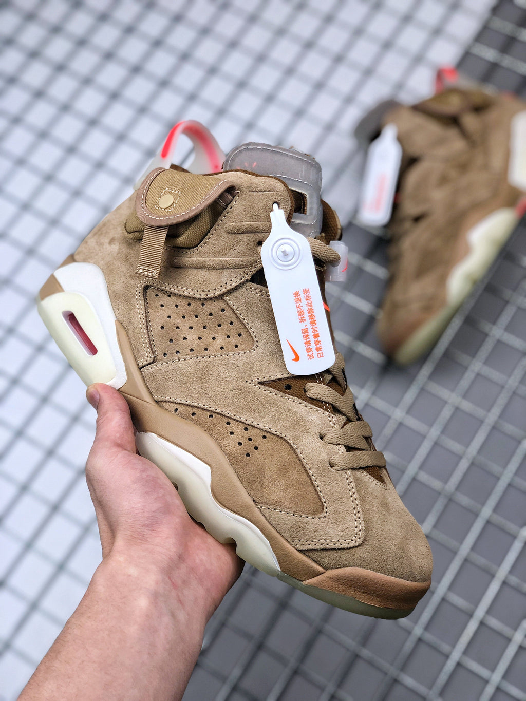 Jordan Air Jordan 6 Travis Scott Desert Brown Sneakers DH0690-200