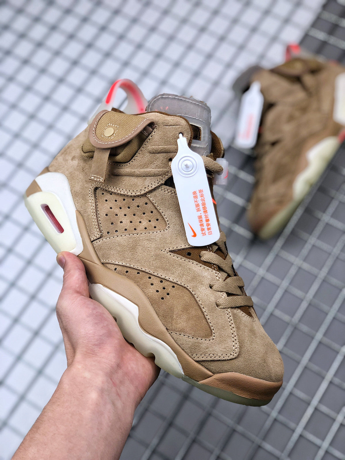 Jordan Air Jordan 6 Travis Scott Desert Brown Sneakers DH0690-200