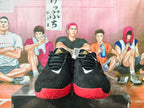 Nike Black Red Gold Basketball Sneakers