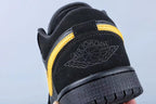 Jordan Air Jordan 1 Low Black Yellow 553558-071 Sneakers
