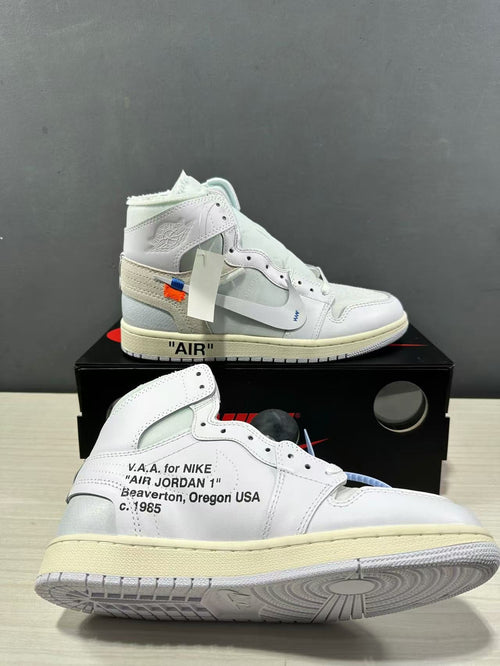 Jordan Air Jordan 1 High White Blue AA3834-100 Sneakers