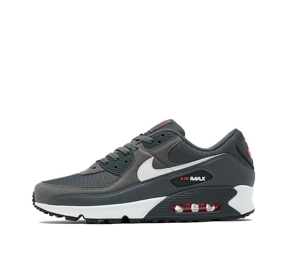 Nike Air Max 90 Sneakers, Dark Grey and White