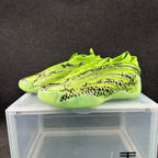 Adidas Yeezy 450 Sulfur Sneakers in Lime Green Snake Print