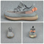 Yeezy 350 V2 Kids' Sneakers Gray and Coral