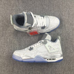 Jordan Air Jordan 4 Laser White Platinum Sneakers