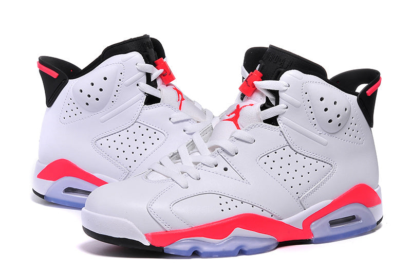Jordan Air Jordan 6 High-Top Sneakers White Red 384664-123