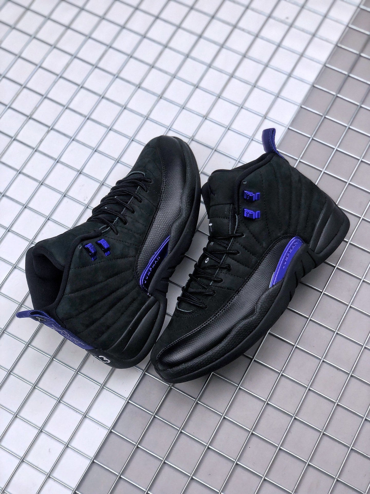 Air Jordan 12 Dark Concord Black Purple Sneakers CT8013-005
