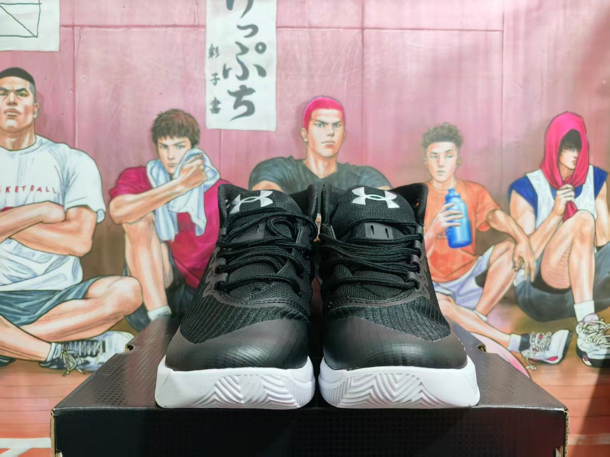 Under Armour Basketball High-Top Sneakers Black and White