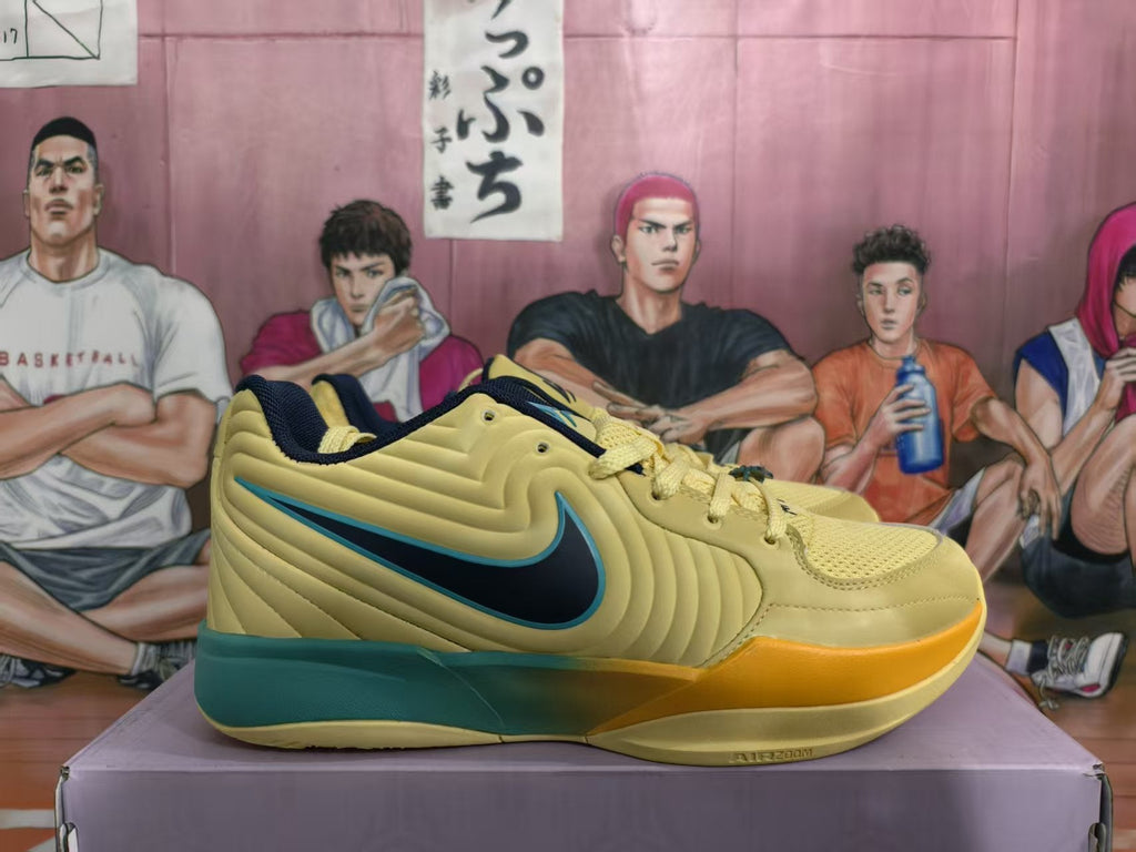 Nike Marquette Basketball Sneakers Yellow Green