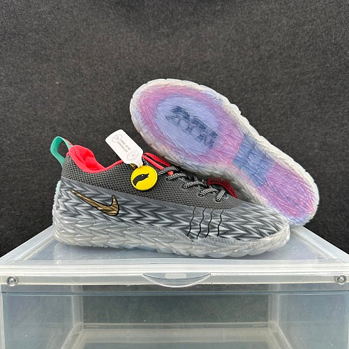 Nike Gray Low-Top Basketball Sneakers