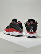 Jordan 6 Rings Black Red High-Top Sneakers