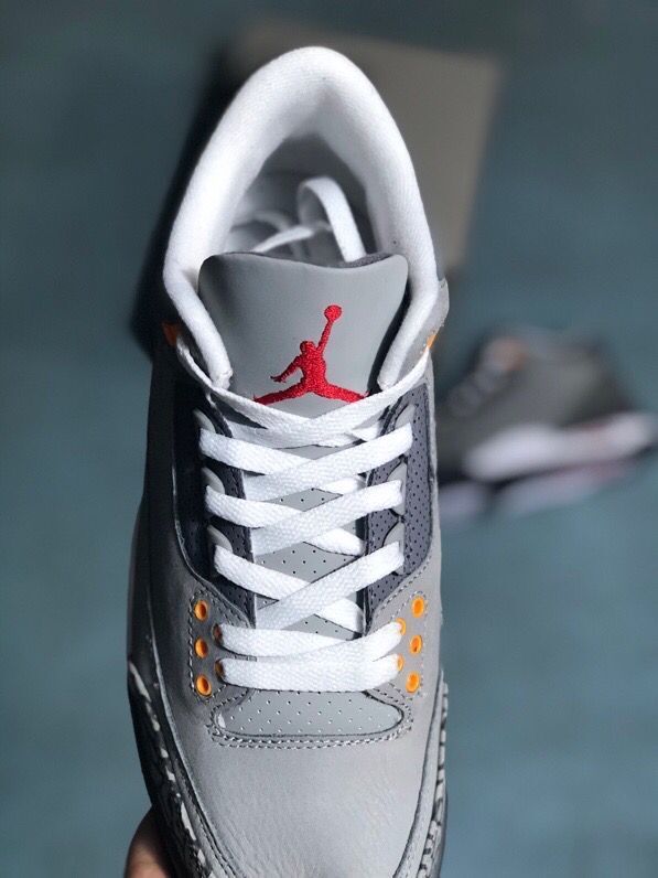 Jordan Air Jordan 3 Grey Cement Sneakers