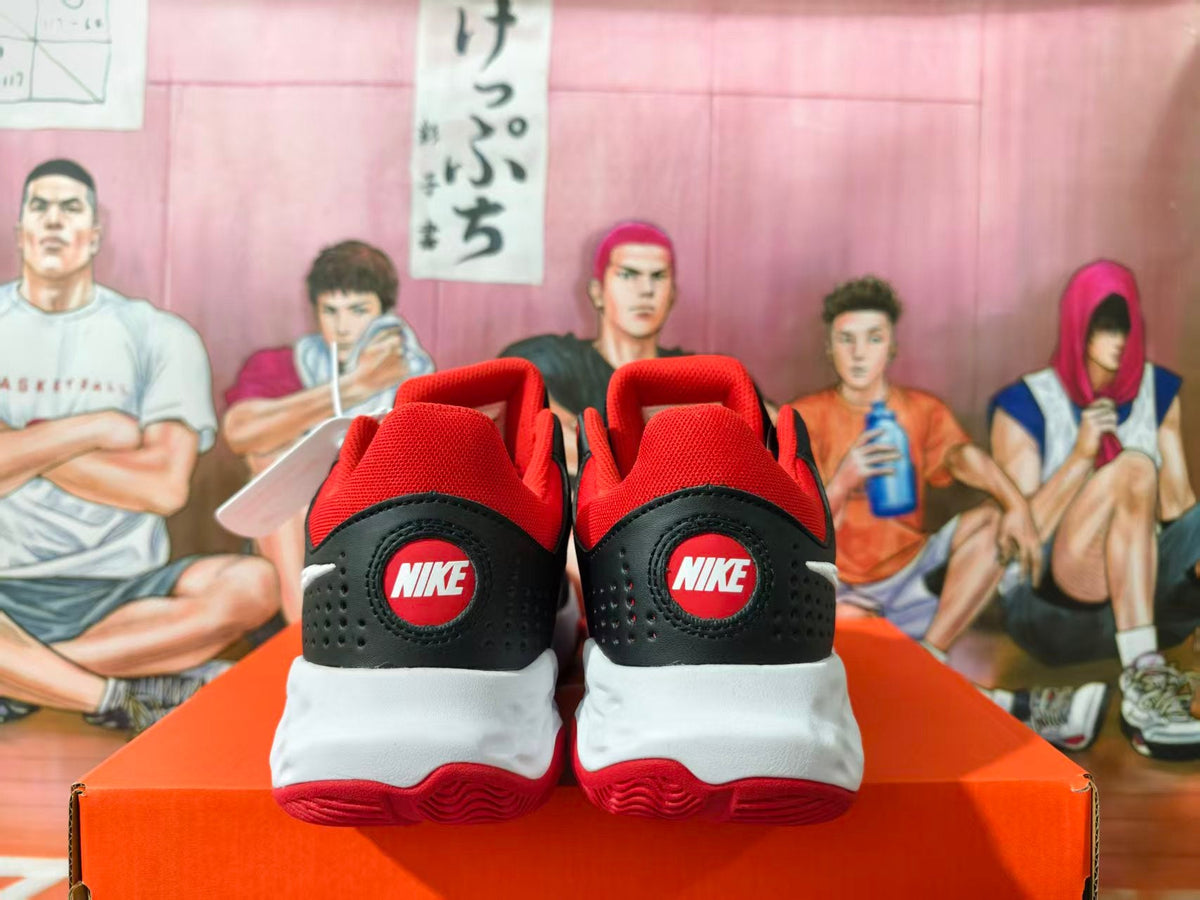 Nike Black Red Basketball Sneakers