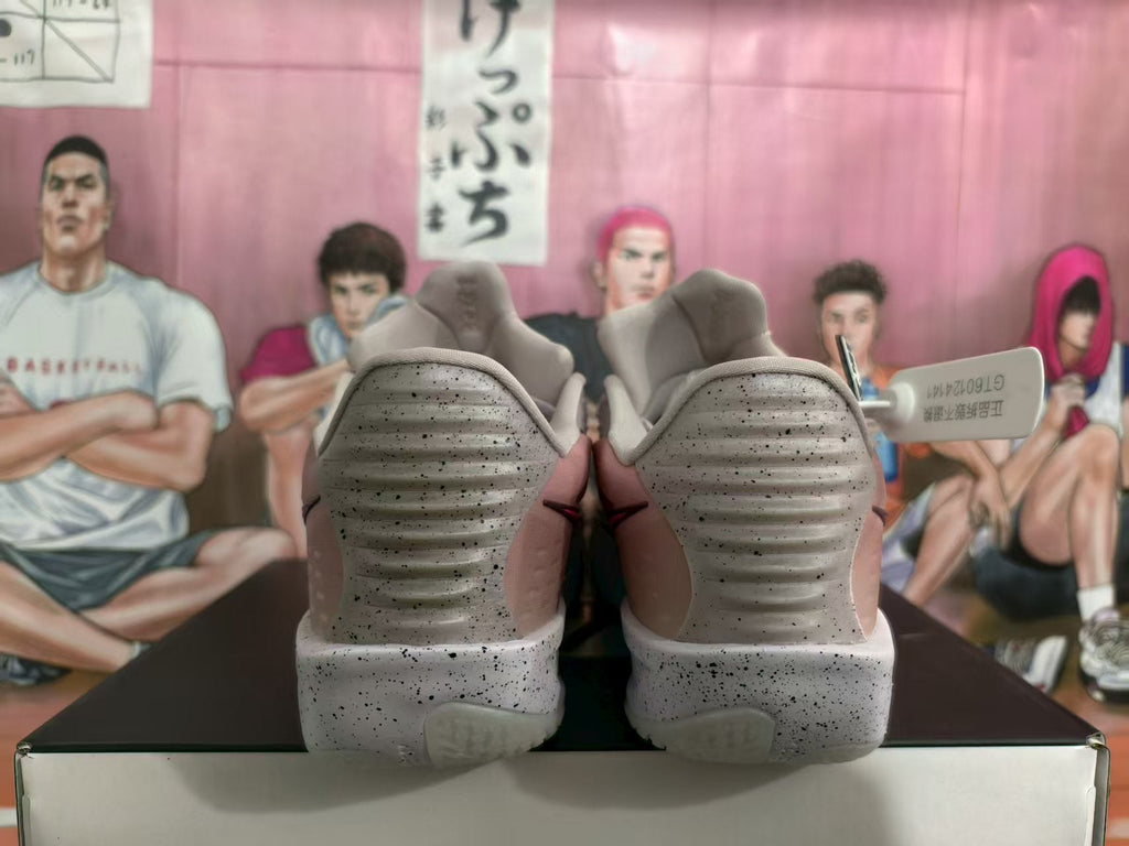 Nike ZoomX Gray Pink Basketball Sneakers