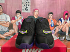 Nike The Glove Basketball Sneakers Black Purple Yellow
