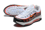Nike Air Max 97 Sneakers White Black Bright Orange