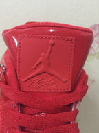 Jordan 4 Red Patent Leather Sneakers 719864 600