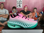 Nike GT Basketball Shoes in Pink, White and Mint
