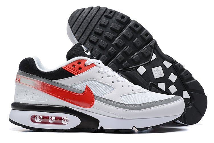 Nike Air Max Sneakers White Red Grey