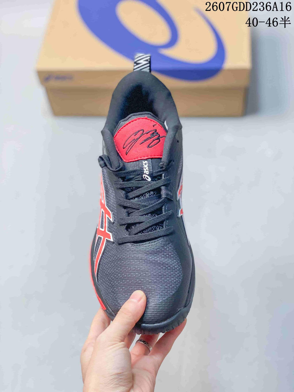 ASICS Swiftace Yuki Basketball Shoes Black and Red 721060RRY