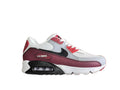 Nike Air Max 90 Sneakers in White, Burgundy and Black