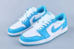 Jordan 1 Low SB North Carolina Blue White 401 Sneakers