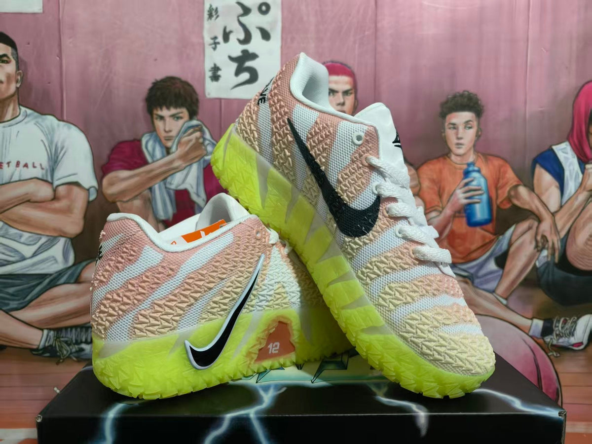 Nike Ja 3 Basketball Shoes in Pink and Volt Green