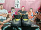 Nike Basketball Sneakers Carbon Gray Black Yellow Red