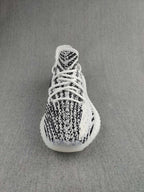 Yeezy 350 V2 Knit Sneakers Black and White