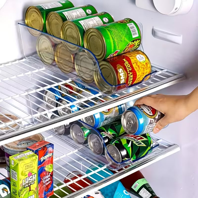All-in-One Fridge Organizer Box for Cans and Drinks