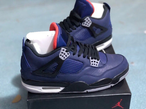 Jordan 4 Retro Winter Loyal Blue Sneakers