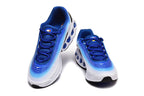 Nike Blue and White Air-Cushioned Sneakers