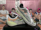 PUMA Grey and Neon Basketball Shoes