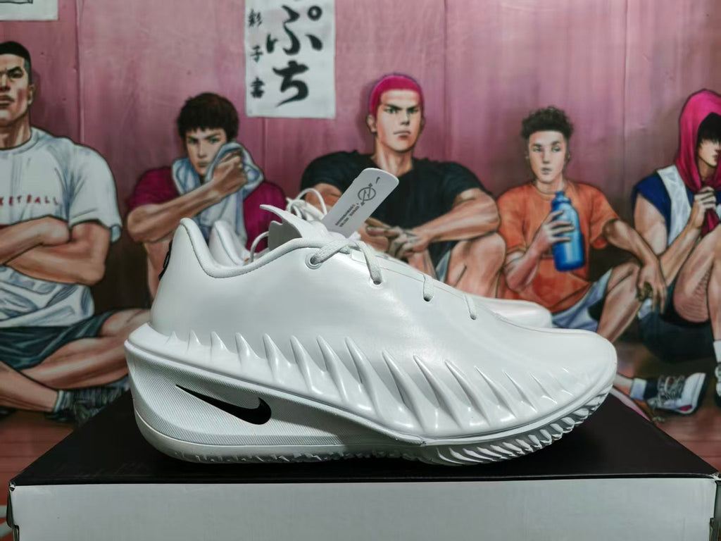 Nike GT Basketball Shoes in White and Black