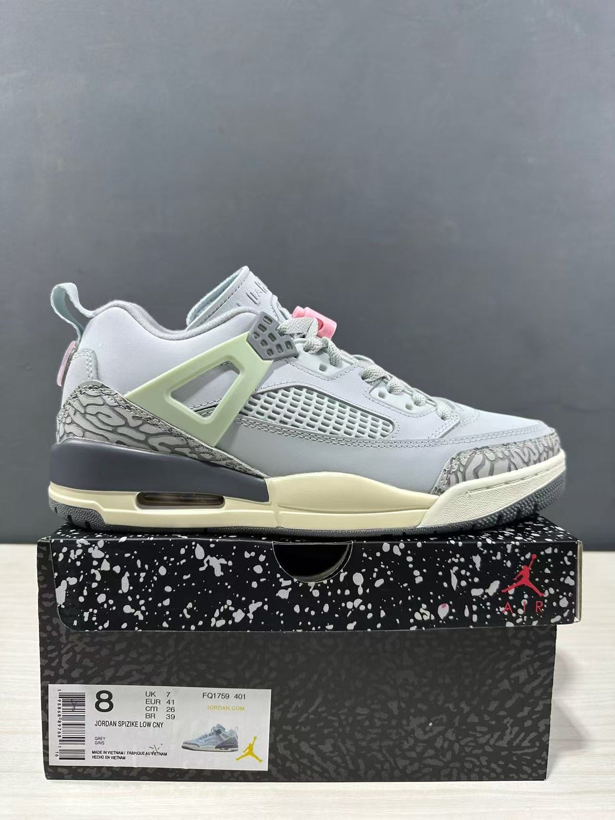 Jordan Spizike Low Grey White FQ1759-401 Sneakers