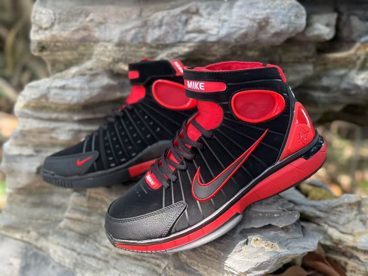 2K4 High-Top Sneakers Black Red