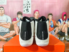 Nike Wrestling Shoes Black and White High-Top
