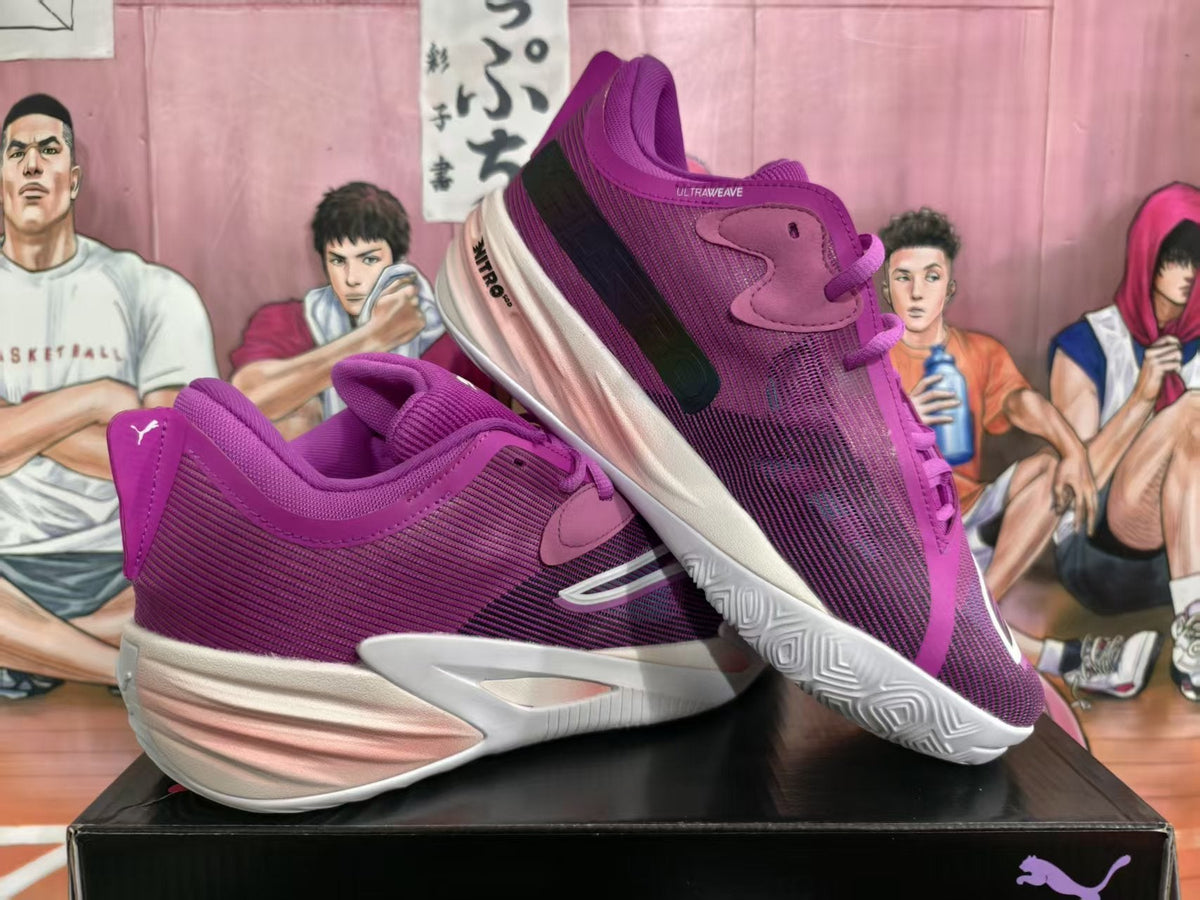 PUMA Purple Basketball Sneakers