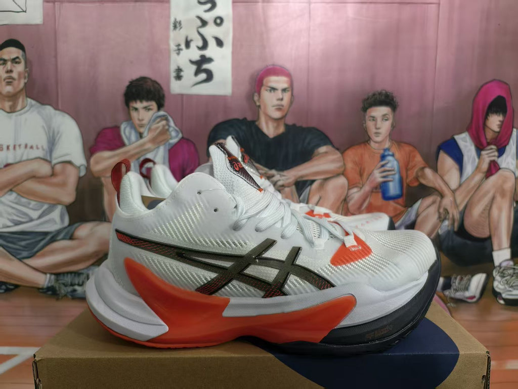ASICS METARISE White Orange Sneakers
