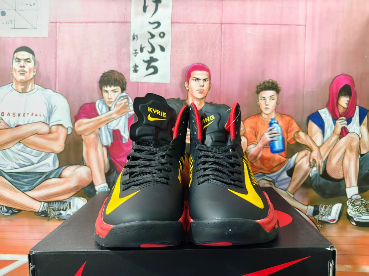 Nike Kyrie 2 Basketball Shoes Black Yellow Red